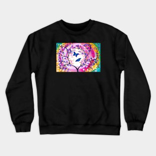 Colorful Spring Crewneck Sweatshirt